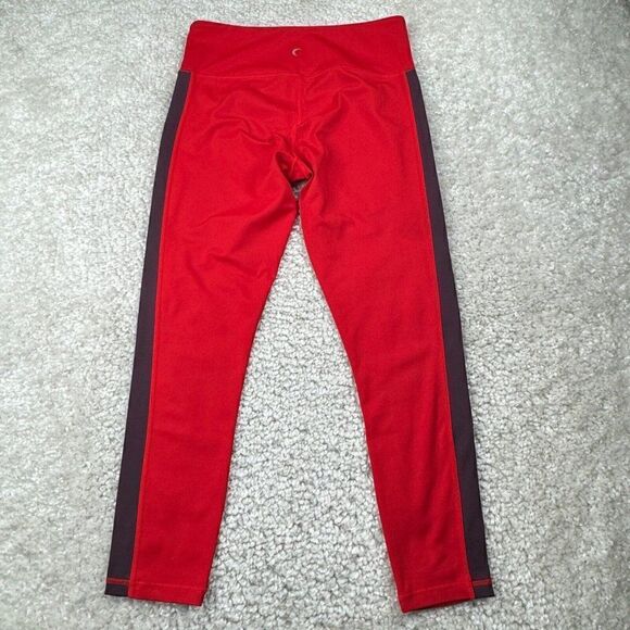 Zyia Active Red Royalty Stripe Light N Tight Legging - Picture 4 of 12
